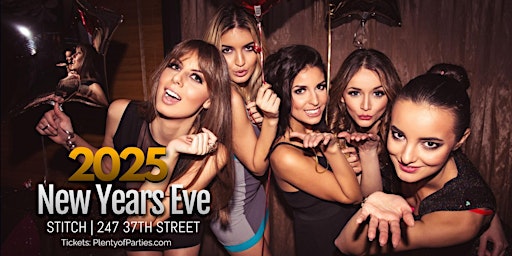 Primaire afbeelding van New York City's Annual New Years Eve Party 2025 @ Stitch: NYE Parties