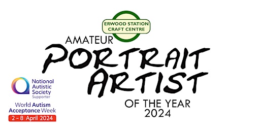 Imagem principal do evento Erwood Station's 'Amateur Portrait Artist of the Year 2024' - Heat 1