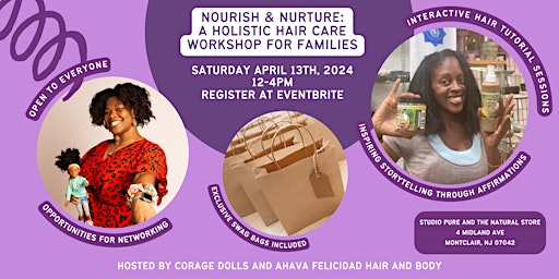 Imagen principal de Nourish & Nurture: A Holistic Hair Care Workshop for Families