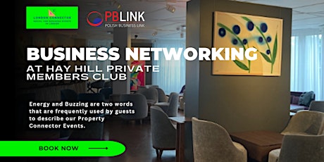 Primaire afbeelding van Business networking at Hay Hill Private Members Club 25.03.24