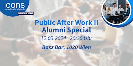 Primaire afbeelding van Public After Work - Alumni Special @ Wien