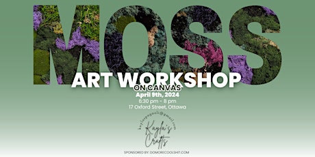 Moss Art Workshop on Canvas