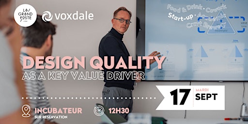 Imagem principal de Workshop • Design Quality as a Key Value Driver
