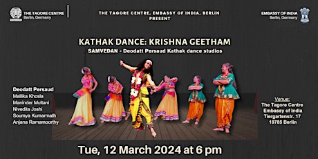 Hauptbild für Kathak Dance : Krishna Geetham