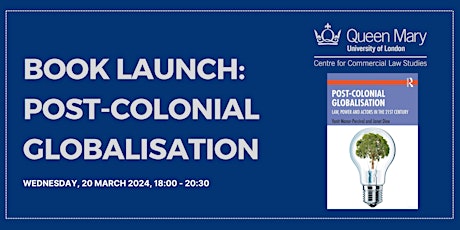 Book Launch: Post-Colonial Globalisation primary image