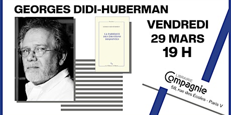 Sciences humaines : Georges Didi-Huberman à la Librairie Compagnie