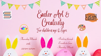 Imagem principal de Easter Art and Creativity with Elena at Lucan Library for  6-8years