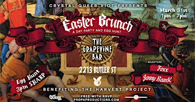 Crystal Queer Riot's Easter Brunch and Egg Hunt primary image