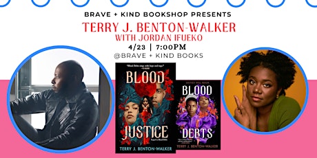 AUTHOR EVENT | Blood Justice  by TERRY J. BENTON- WALKER | Jordan Ifueko