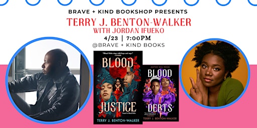 Imagem principal de AUTHOR EVENT | Blood Justice  by TERRY J. BENTON- WALKER | Jordan Ifueko