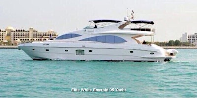 Image principale de 2-6 Hour Yacht Rental - White Emerald 95ft Yacht – 2023 Yacht Rental Dubai