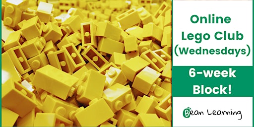 Imagem principal do evento Online Weekly Lego Club for Kids (Wednesdays, 6-Weeks)