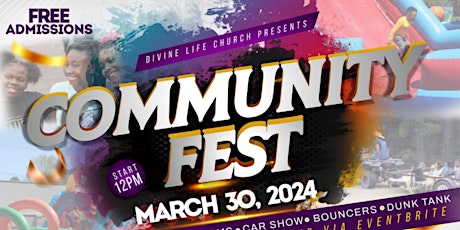 2024 Divine Life Church Community Fest