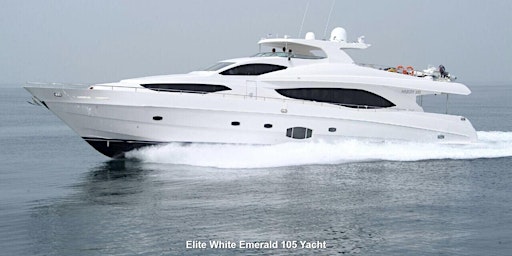 2-6 Hour Yacht Rental - White Emerald 105ft 2023 Yacht Rental - Dubai primary image