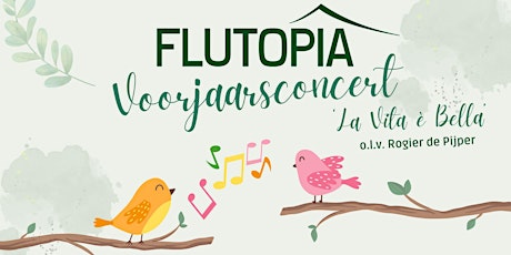 Flutopia Voorjaarsconcert i.s.m. kamerorkest Musica con Gioia