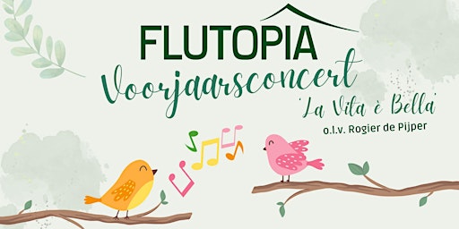 Immagine principale di Flutopia Voorjaarsconcert i.s.m. kamerorkest Musica con Gioia 
