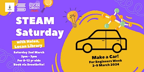 STEAM Saturday with Helen  - Make a Car primary image