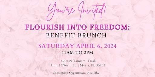 Imagem principal do evento Flourish Into Freedom: Benefit Brunch