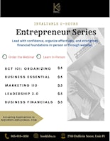KBS Inc. Mini Entrepreneur Workshop Series: $5 Per Session or $25 Per Week primary image