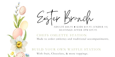 Primaire afbeelding van Easter Buffet Brunch ~ Photos with the Easter Bunny