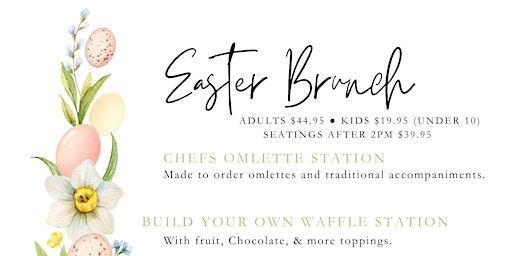 Primaire afbeelding van Easter Buffet Brunch ~ Photos with the Easter Bunny