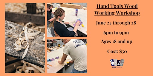 Imagem principal do evento Hand Tool Wood Working Workshop