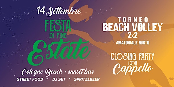 Festa di fine Estate | Beach Volley and Spritz
