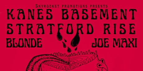 Kanes Basement - Stratford Rise - Blonde - Joe Maxi  Live at Fred Zeppelins primary image