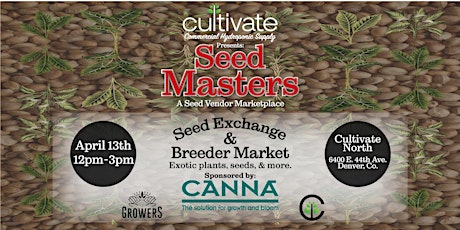 Cultivate Presents: Seed Masters