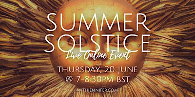 Primaire afbeelding van Summer Solstice Online Event