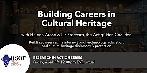 Image principale de ECS Research in Action series: Building Careers in Cultural Heritage