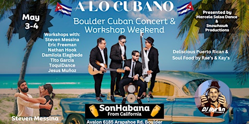 Primaire afbeelding van A Lo Cubano - Cuban Concert Weekend , workshops and more!