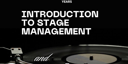 Imagem principal do evento Introduction to Stage Management
