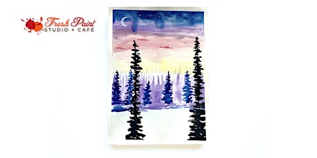 In-Studio Watercolour Paint Night - Twilight Woods