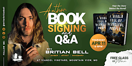 Book Signing + Q&A with Britian Bell