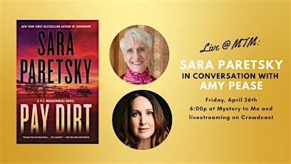 Live @ MTM: Sara Paretsky in Conversation with Amy Pease