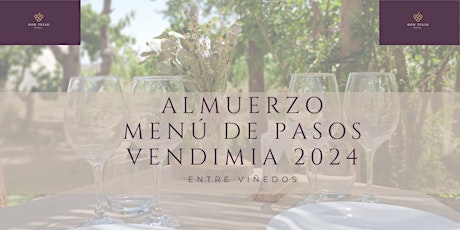 Almuerzo menú de pasos en bodega Cava Don Tulio, vendimia 2024