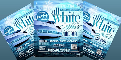 Primaire afbeelding van ALL WHITE AFFAIR BOAT PARTY