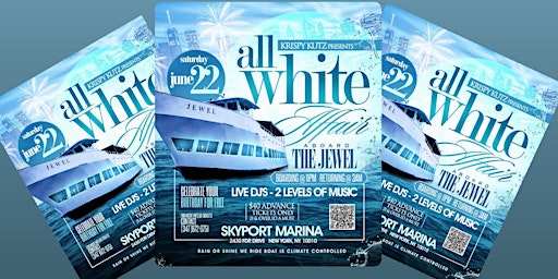 Image principale de ALL WHITE AFFAIR BOAT PARTY