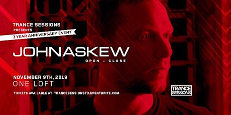 Trance Sessions 3 Year Series- John Askew (All Night Long) primary image