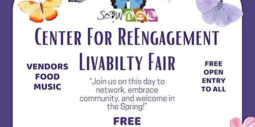 Image principale de Center for Re-Engagement Livability Fair