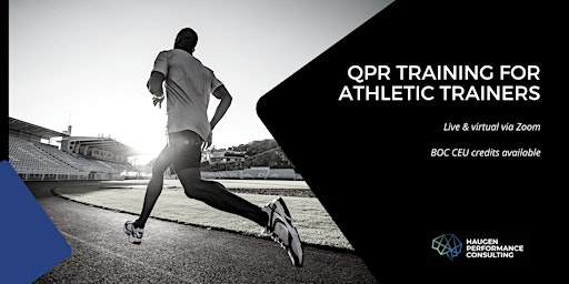 Hauptbild für QPR Training for  Athletic Trainers
