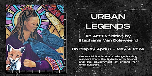 Imagem principal do evento "Urban Legends" Art Exhibition Opening Reception - Stephanie Van Doleweerd