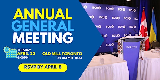 Imagen principal de TORONTO - 2024 BCU Annual General Meeting