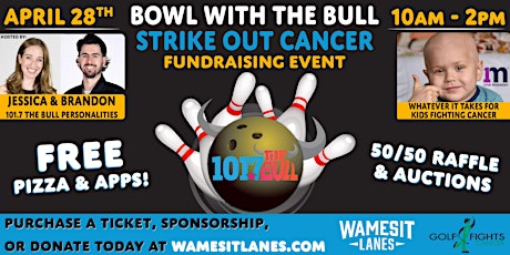 Bowl with The Bull Strike Out Cancer Fundraising Event