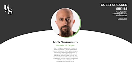 Hauptbild für Weekly Meeting for 2/27: Speaker Series - Nick Swinmurn