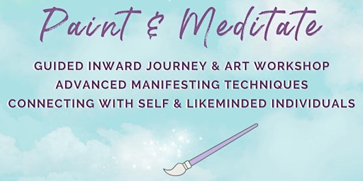 Imagem principal de Paint & Meditate - Guided Meditation for Letting Go & Releasing Past