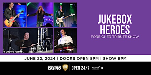 Imagem principal do evento Jukebox Heroes: Foreigner Tribute Band