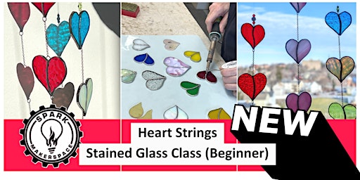 Image principale de Heart Strings Stained Glass  Workshop (Beginner) 5/22