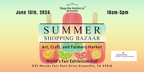 Summer Shopping Bazaar